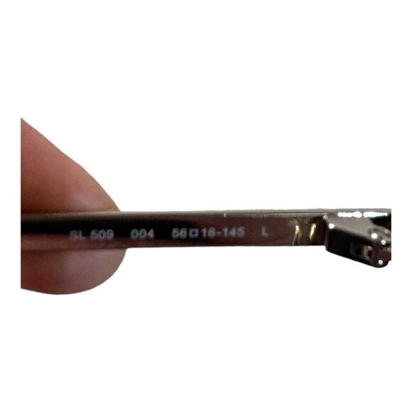 Saint Laurent SL 509 004 Sunglasses Black Gray Gradient L Frame 56 18 145 w/ cas - Picture 6 of 7